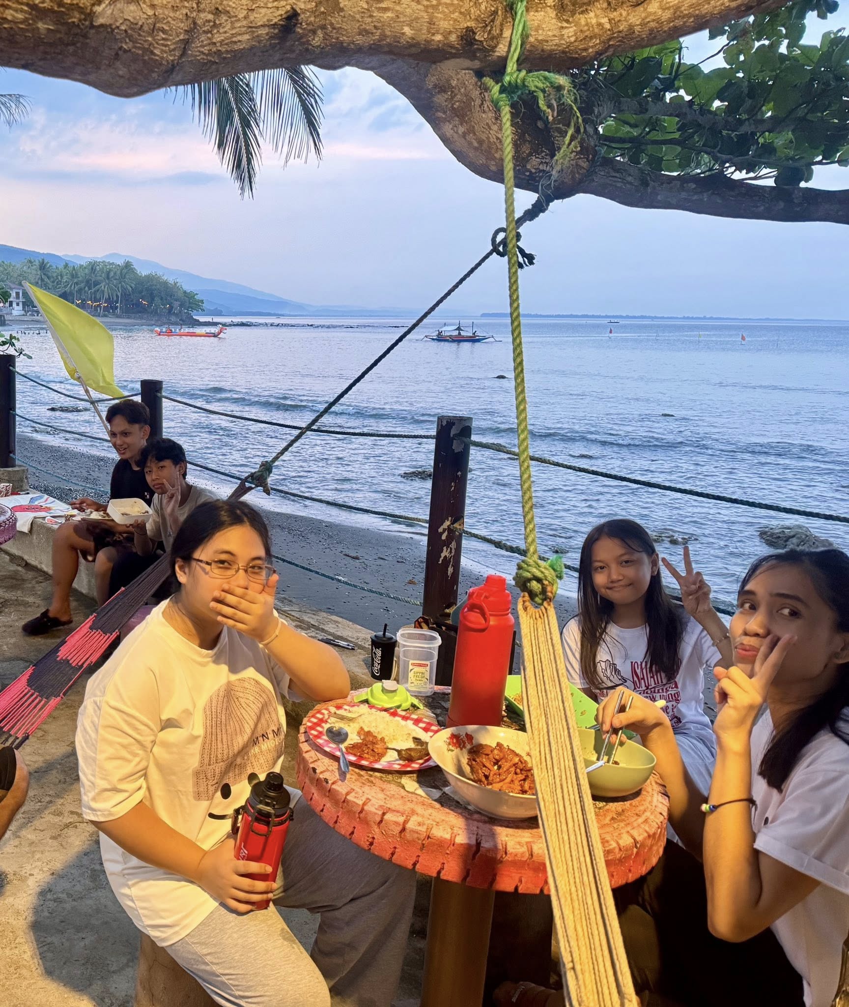 NHTA youth arriving at Real Enchanted Shores in Quezon Province for the first day of the 2026 summer camp
